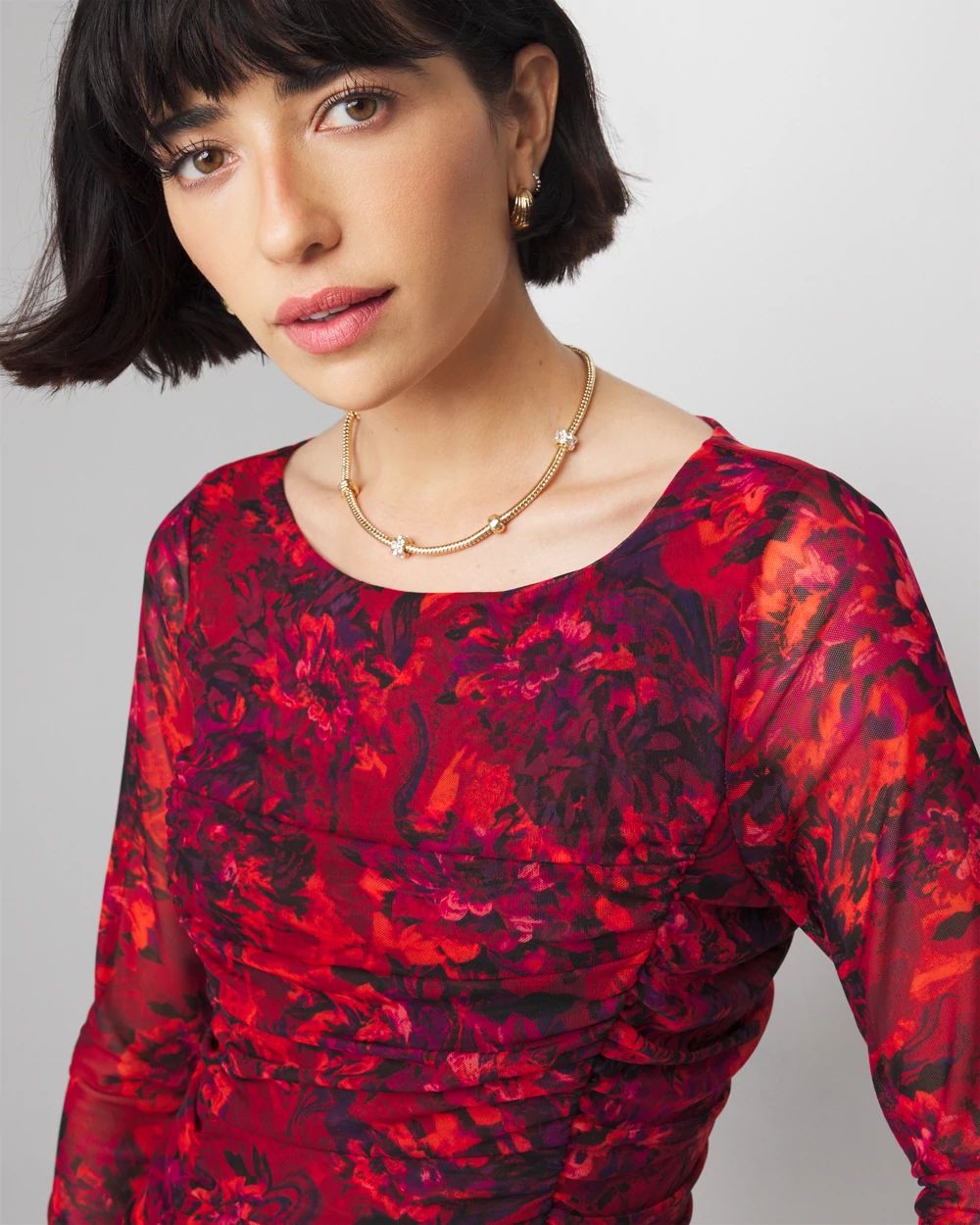 Ruched-Side Top | White House Black Market Ruched-Side Top | White House Black Market